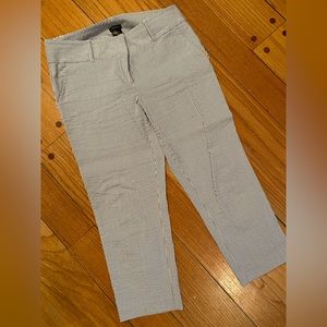 Ann Taylor Sear Sucker Cropped Skinny pants